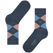 Burlington Marylebone Socks - Dark Blue Mel