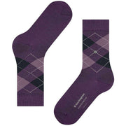 Burlington Marylebone Socks - Nightshade Red