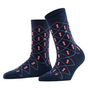 Burlington Phone Booth Socks - Marine Navy