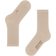 Burlington Princess Street Socks - Cream Beige