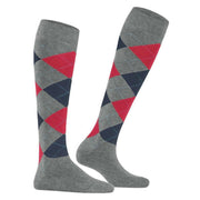 Burlington Queen Knee High Socks - Rock Steel Grey