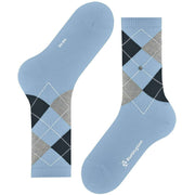 Burlington Rib Court Socks - Crystal Blue