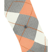 Burlington Rib Courtside Socks - Heather Grey