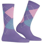 Burlington Rib Courtside Socks - Lilac