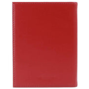 Byron and Brown Folding Nappa Leather 2 Fold 5 x 3.5 Travel Frame - Mulberry Red