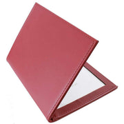 Byron and Brown Folding Nappa Leather 2 Fold 6 x 4 Travel Frame - Mulberry Red