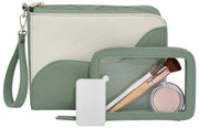 Stackers Wave set of 2 Wash Bag - Seafoam Green