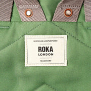 roka-finchley-a-medium-recycled-canvas-backpack---artichoke-green-35910387