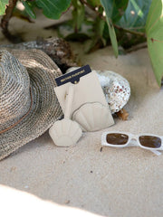 Stackers Shell Luggage Tag - Oatmeal Cream