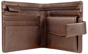 Dents Aire Coin Bifold Wallet - Chocolate Brown