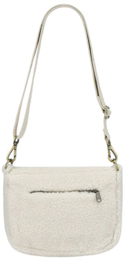 Hindbag Margault Teddy Shoulder Bag - Arctic White