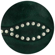 Campomaggi Asciano Quilted Stud Purse - Green Bottle