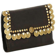 Campomaggi Felloniche Stud Coin Purse - Brown