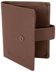 Dents Aire Bifold Card Holder Wallet - Chocolate Brown