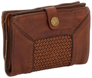 Campomaggi Pisa Ornella Woven Purse - Cognac Tan