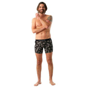 Comfyballs Cotton Long Boxer - Black Cheetah