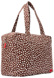 Roka Sloane Medium Cotton Canvas Tote Bag - Brown Spot