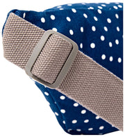 Roka Mill Hill Cotton Canvas Bum Bag - Navy Polka Dot