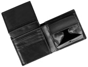 Dents Itchen Coin Bifold Wallet - Black