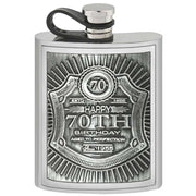 english-pewter-company-6oz-embossed-70th-pewter-hip-flask---silver-34311039