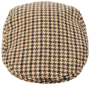 Dents Blashford Tweed Flat Cap  - Brown