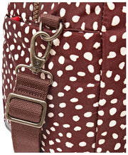 Roka Gatwick Medium Recycled Canvas Duffle Bag - Brown Dot