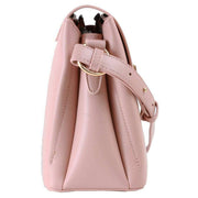 David Jones Half Flap Shoulder Handbag - Light Pink