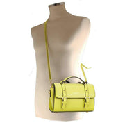 David Jones Small Grab Satchel - Lemon Yellow