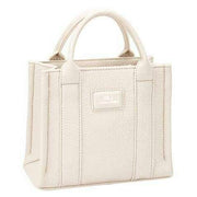 David Jones Small Square Grab Handbag - Ivory Grey