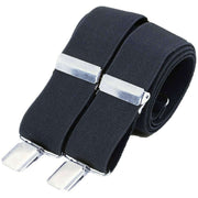 David Van Hagen Standard 35mm Braces - Navy/Silver