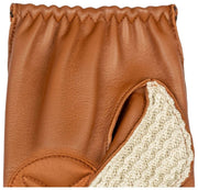 Dents The Suited Racer Hatcher Leather Driving Gloves - Cognac Tan