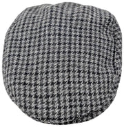 Dents Blashford Tweed Flat Cap  - Charcoal Grey
