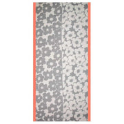 Dents Abstract Floral Print Lightweight Scarf - Grey