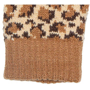 Dents Animal Print Gloves - Tan