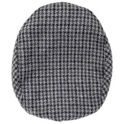 Dents Blashford Tweed Flat Cap  - Charcoal Grey