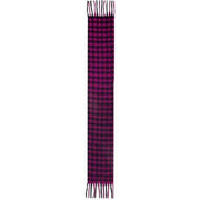 Dents Buffalo Check Tassel Blanket Scarf - Fuchsia Pink