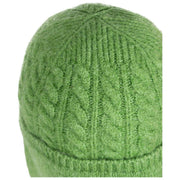 Dents Cable Knit Beanie Hat - Apple Green
