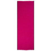 Dents Chevron Pattern Fringe End Scarf - Fuchsia Pink