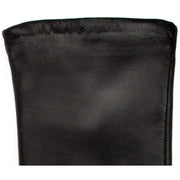 Dents Darcie Long Zip Leather Gloves - Black