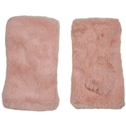 Dents Fingerless Faux Mittens - Blush Pink