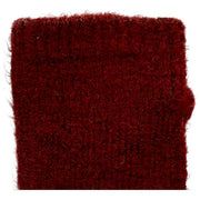 Dents Fingerless Knitted Wrist Warmers - Burgundy