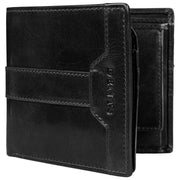 Dents Itchen Coin Bifold Wallet - Black