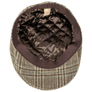Dents Stanwick Tweed Flat Cap - Brown