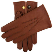 Dents Windsor Deerskin Leather Gloves - Havana Brown