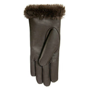 Dents Yasmin Touchscreen Leather Gloves - Mocca Brown