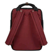 Doughnut Macaroon Backpack - Wine Red/Black