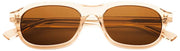 MessyWeekend Travis Blue Light Reading Glasses - Brown/Peach Beige