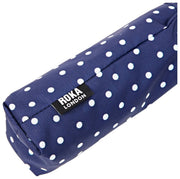 Roka Waterloo Recycled Nylon Umbrella - Navy Polka Dot