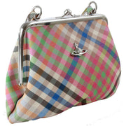 vivienne-westwood-heather-plaid-granny-frame-purse---beigepinkblue-35450640