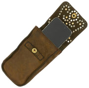 Campomaggi Siena Stud Phone Holder Bag - Military Green